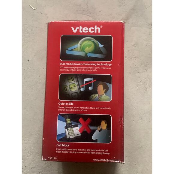 VTech© CS5119 DECT 6.0 Cordless Phone with Caller ID/Call Waiting - Picture 2 of 4